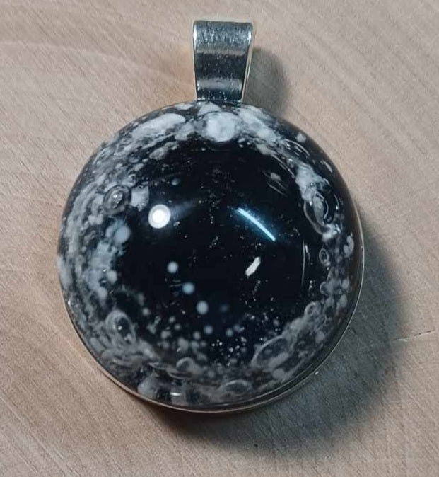 Silver Ash Pendant