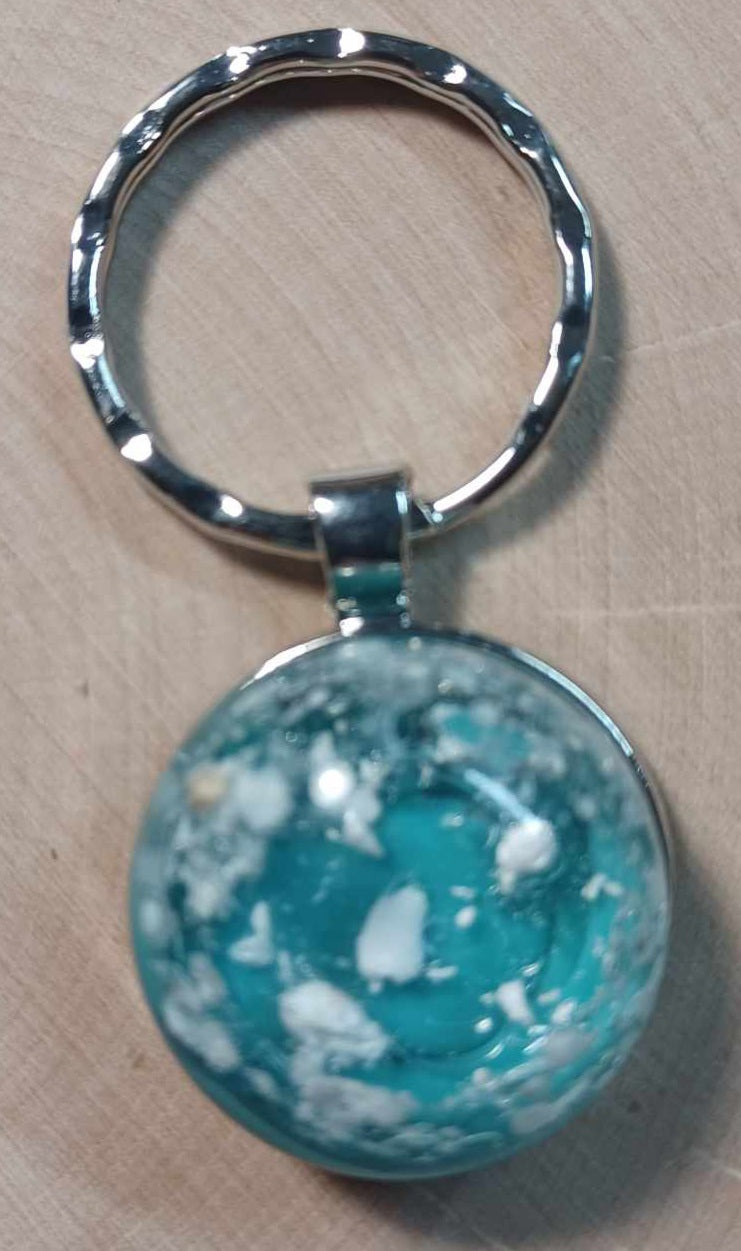 Silver Ash Keychain
