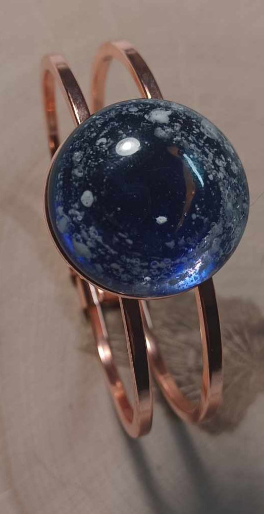 Rose Gold Ash Bangle Bracelet