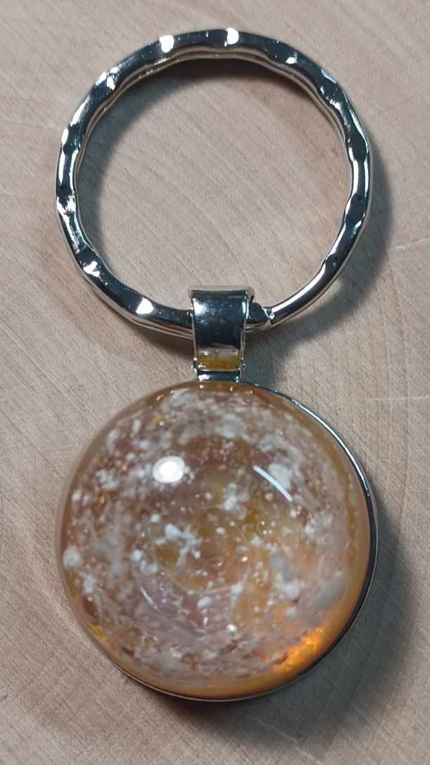 Silver Ash Keychain