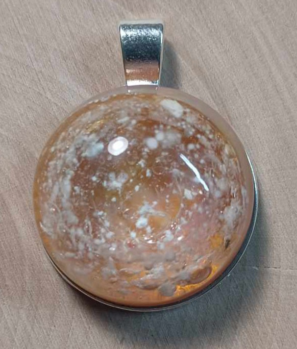 Silver Ash Pendant