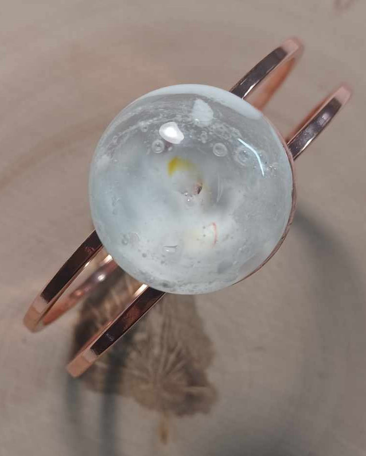 Rose Gold Ash Bangle Bracelet