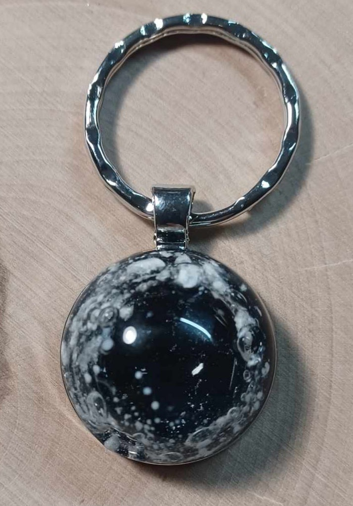 Silver Ash Keychain