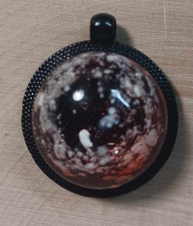 Black Ridge backing Ash Pendant